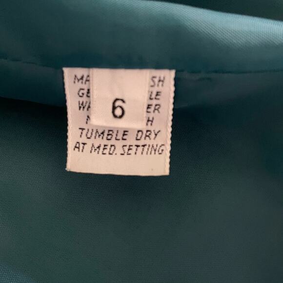 Vintage Samuel Robert by Peter Hatsi Androu Teal Ultra Suede Skirt Suit - Picture 8 of 12